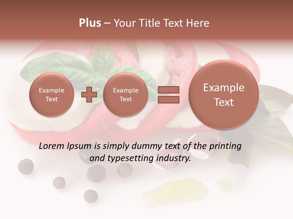 Aromatic Vegetable Olive PowerPoint Template