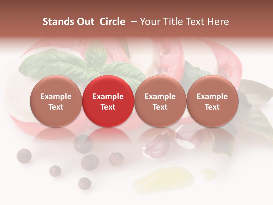 Aromatic Vegetable Olive PowerPoint Template