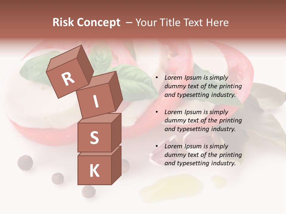Aromatic Vegetable Olive PowerPoint Template