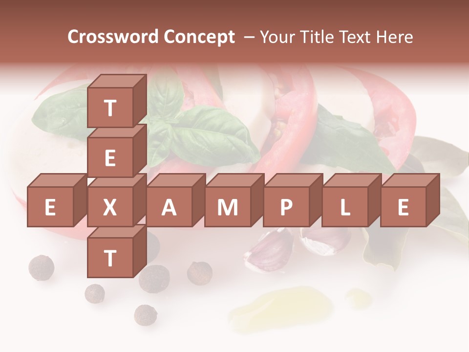 Aromatic Vegetable Olive PowerPoint Template