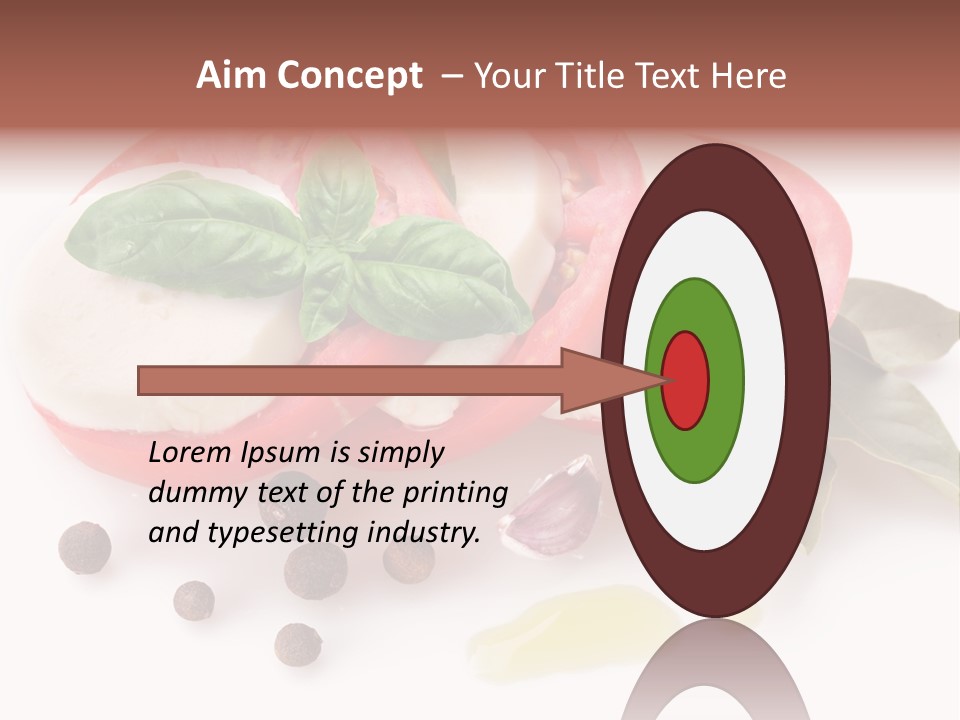 Aromatic Vegetable Olive PowerPoint Template