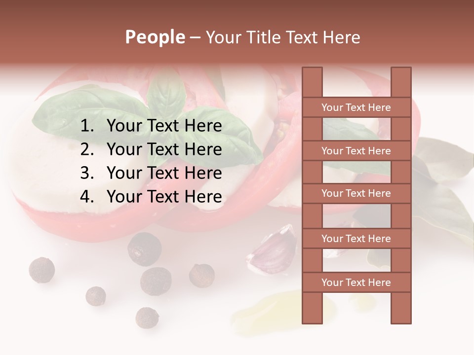 Aromatic Vegetable Olive PowerPoint Template