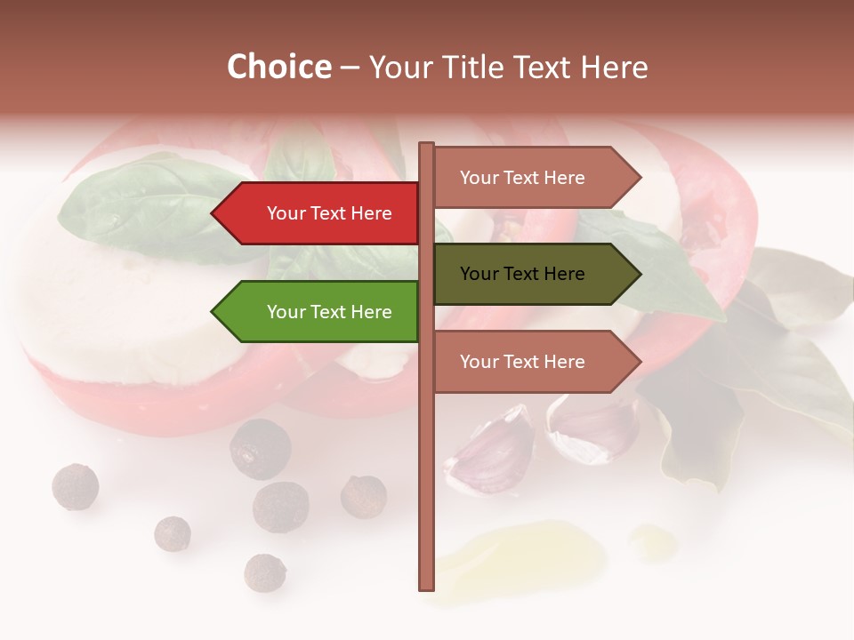Aromatic Vegetable Olive PowerPoint Template