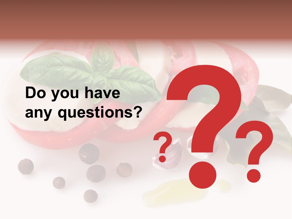 Aromatic Vegetable Olive PowerPoint Template