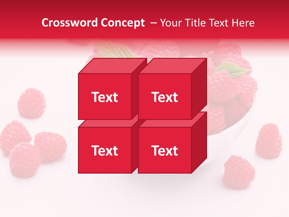 Isolated Dessert Fresh PowerPoint Template