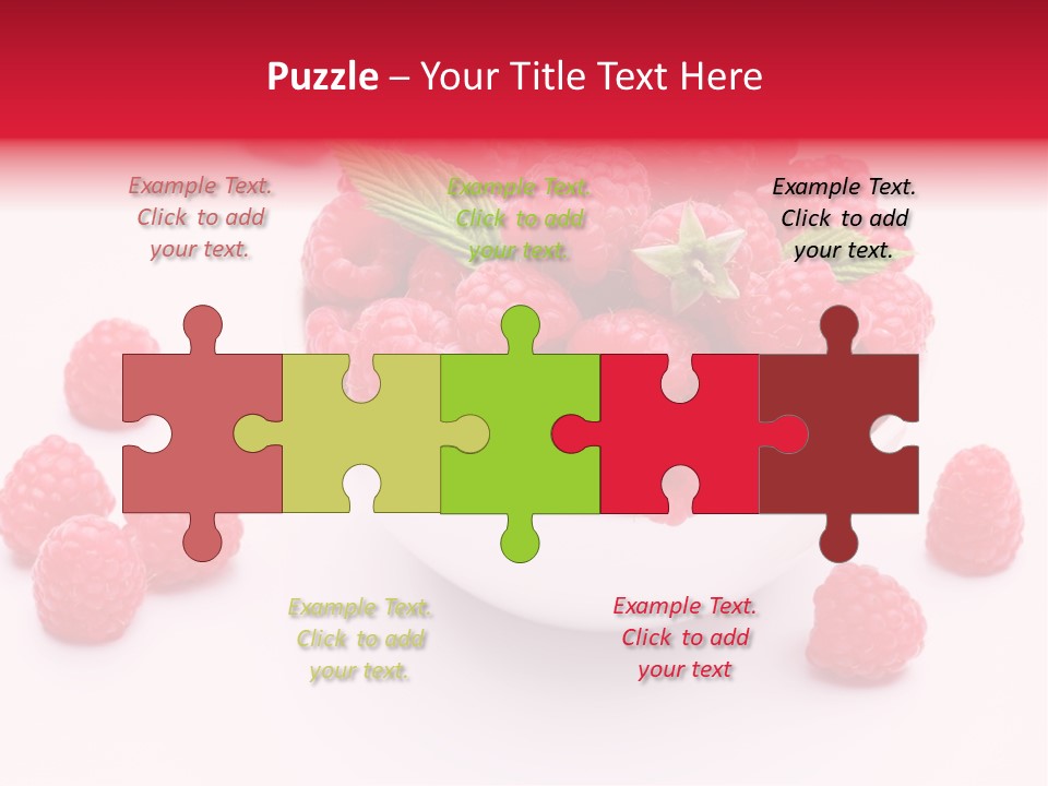 Isolated Dessert Fresh PowerPoint Template