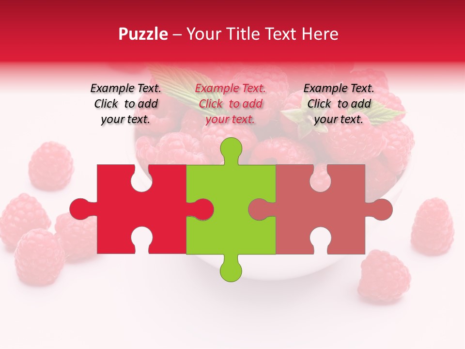 Isolated Dessert Fresh PowerPoint Template