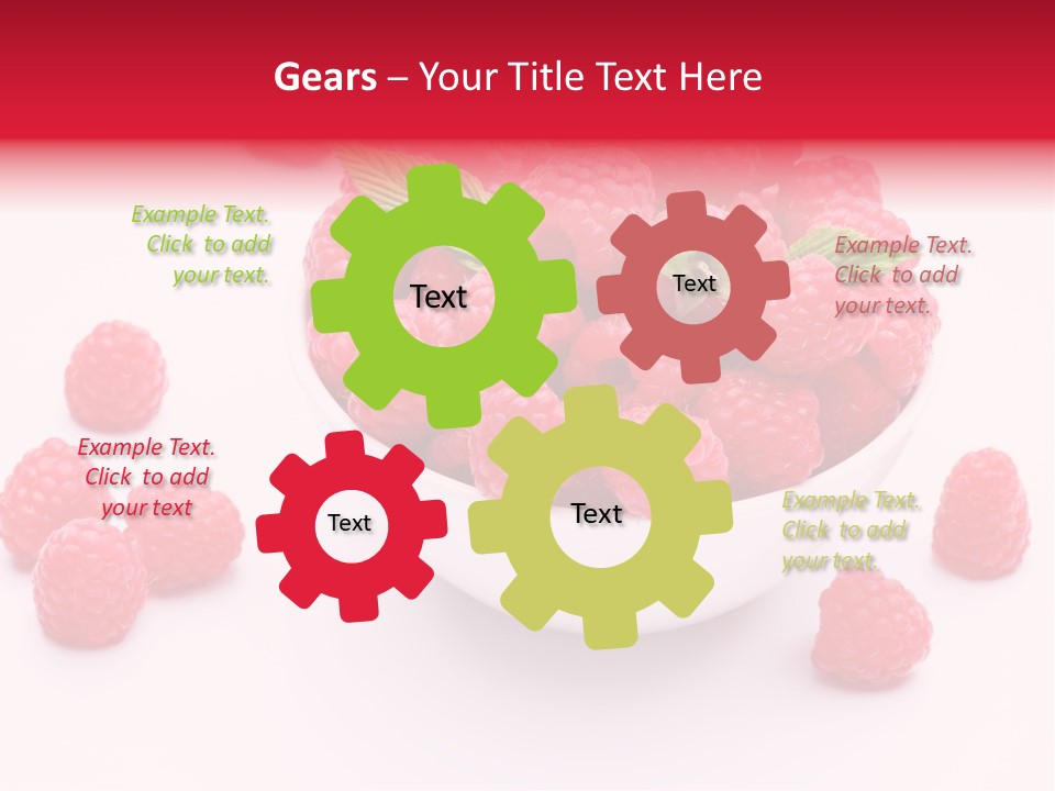 Isolated Dessert Fresh PowerPoint Template