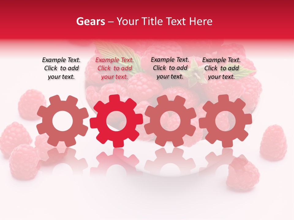 Isolated Dessert Fresh PowerPoint Template