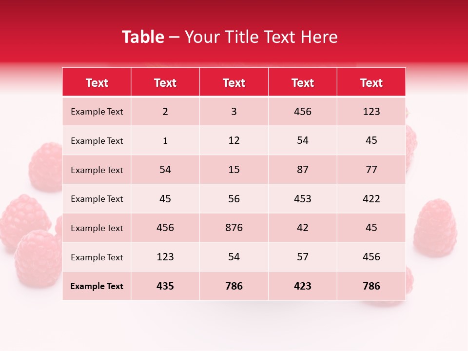 Isolated Dessert Fresh PowerPoint Template
