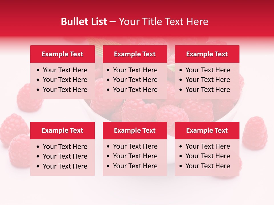 Isolated Dessert Fresh PowerPoint Template