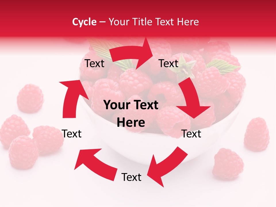 Isolated Dessert Fresh PowerPoint Template