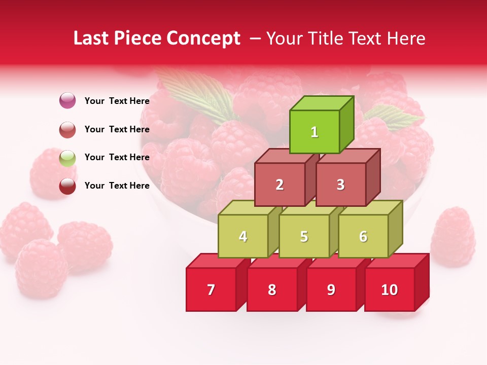Isolated Dessert Fresh PowerPoint Template