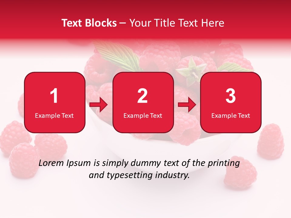 Isolated Dessert Fresh PowerPoint Template