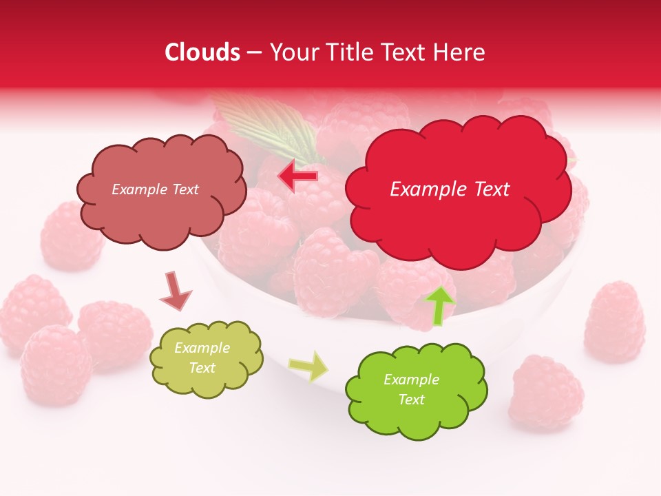 Isolated Dessert Fresh PowerPoint Template
