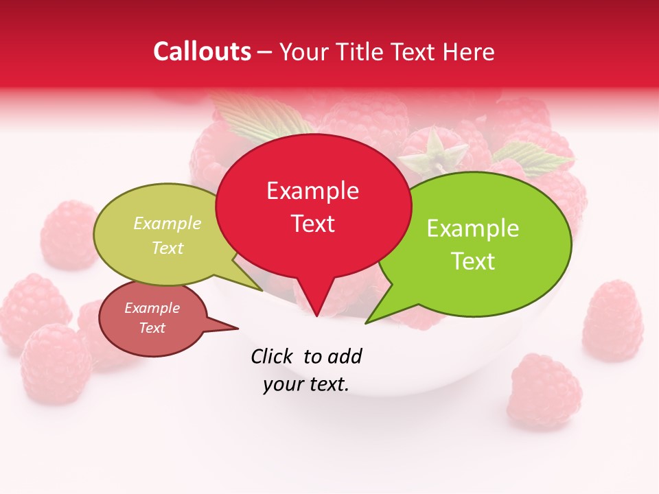 Isolated Dessert Fresh PowerPoint Template