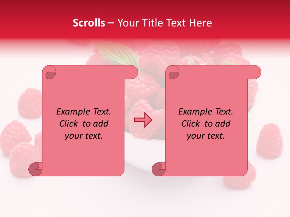 Isolated Dessert Fresh PowerPoint Template