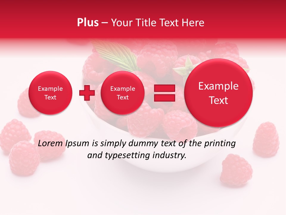 Isolated Dessert Fresh PowerPoint Template