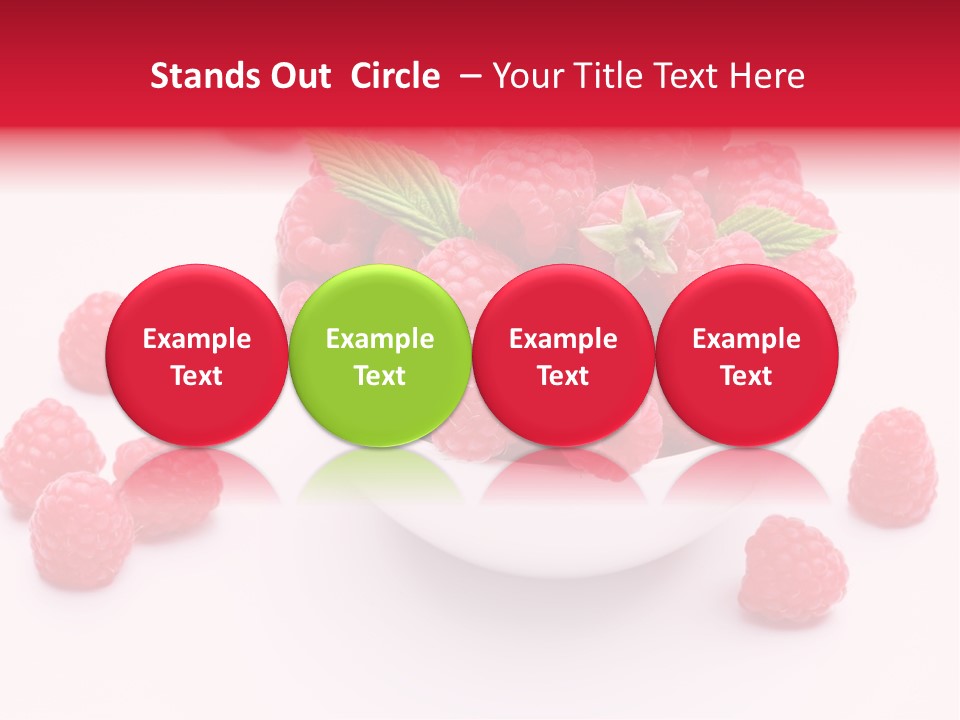 Isolated Dessert Fresh PowerPoint Template