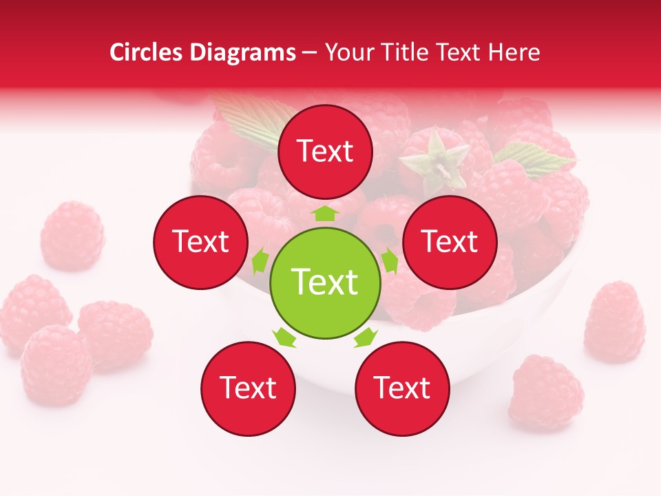 Isolated Dessert Fresh PowerPoint Template