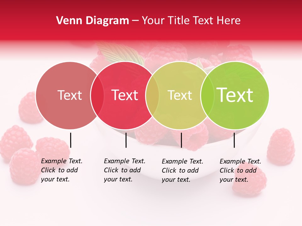 Isolated Dessert Fresh PowerPoint Template