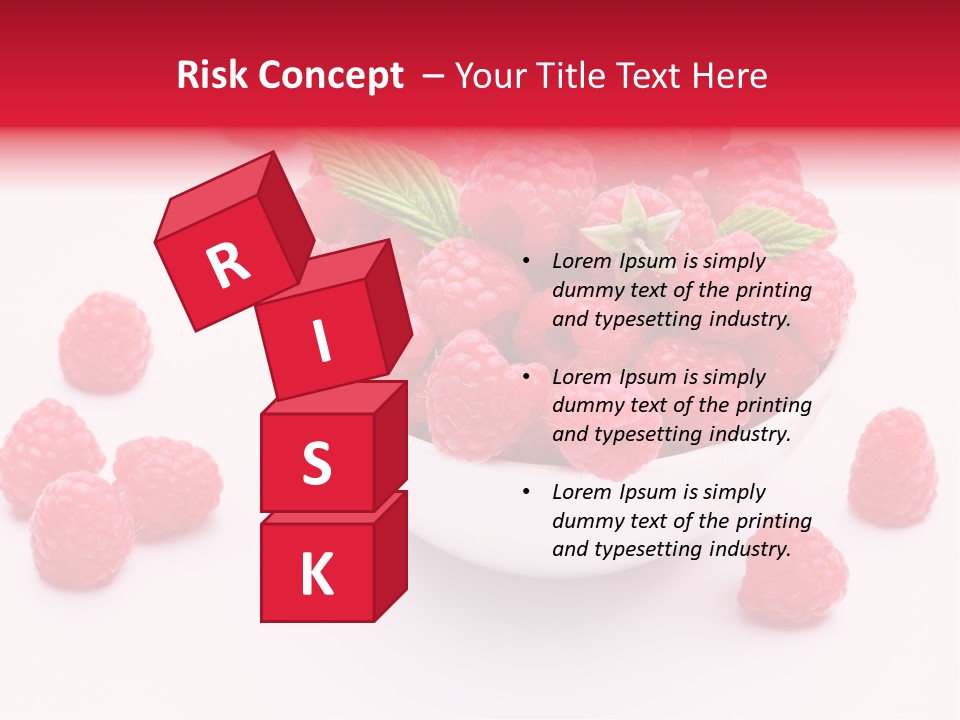 Isolated Dessert Fresh PowerPoint Template