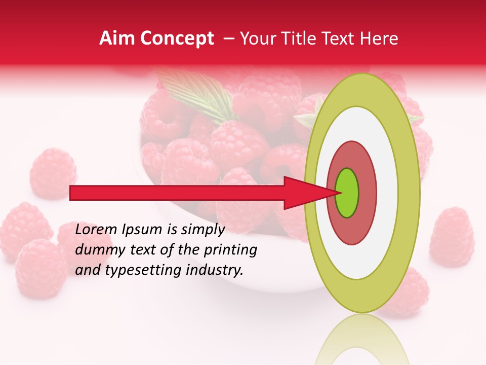 Isolated Dessert Fresh PowerPoint Template