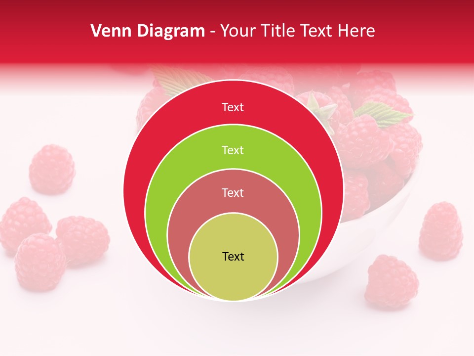 Isolated Dessert Fresh PowerPoint Template