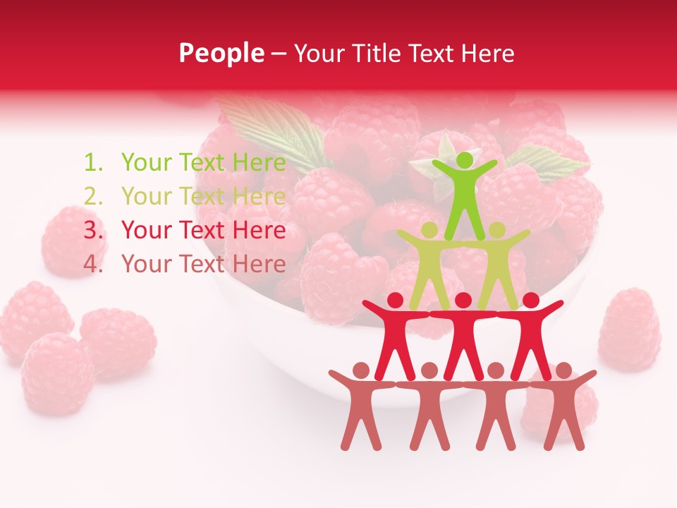 Isolated Dessert Fresh PowerPoint Template