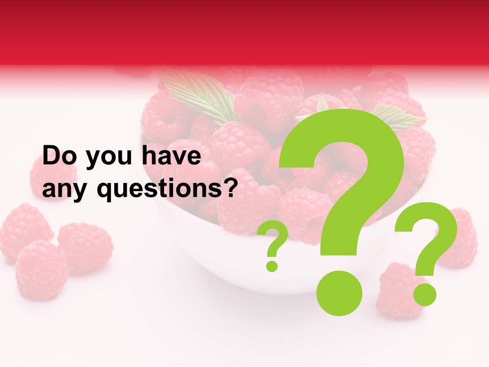 Isolated Dessert Fresh PowerPoint Template