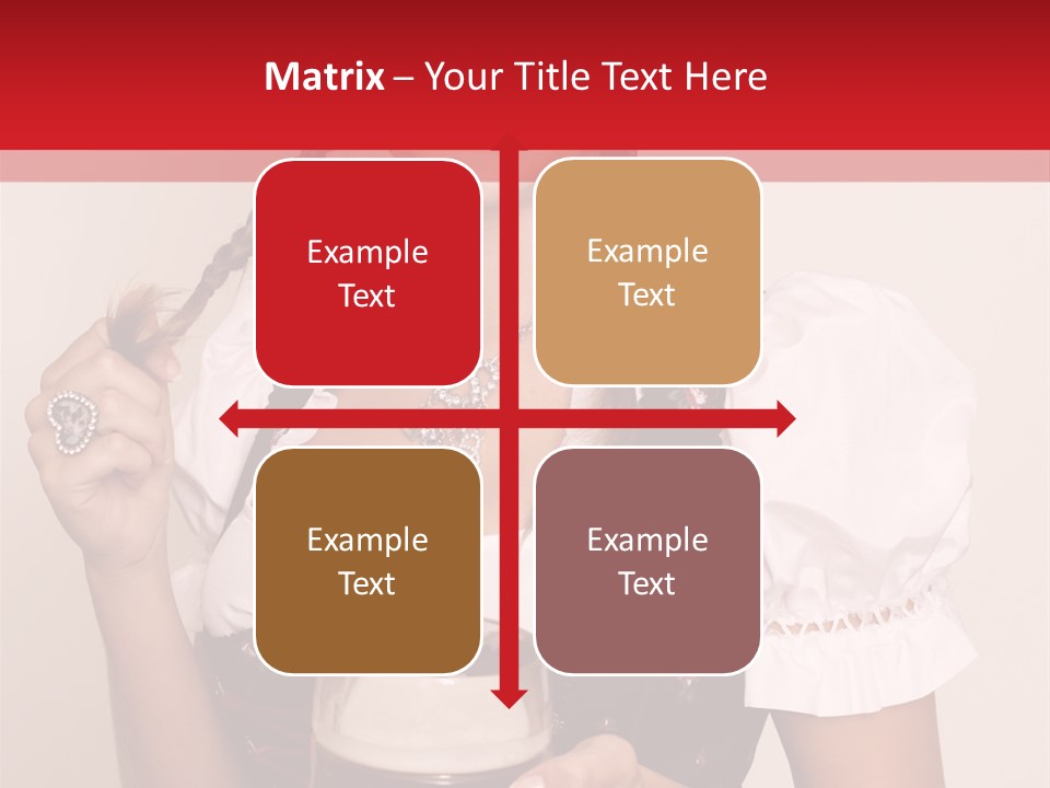 Beer Glass Cheer Pigtail PowerPoint Template