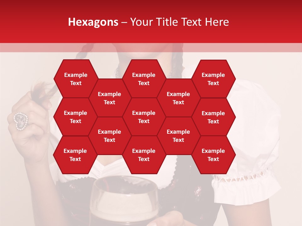Beer Glass Cheer Pigtail PowerPoint Template