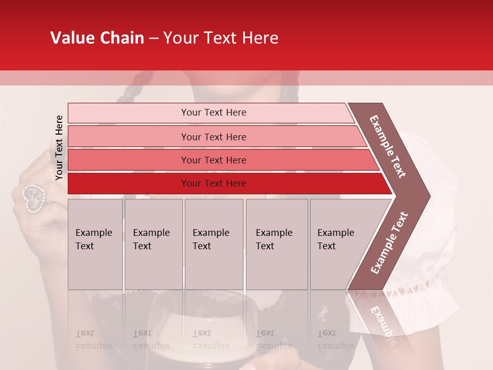 Beer Glass Cheer Pigtail PowerPoint Template