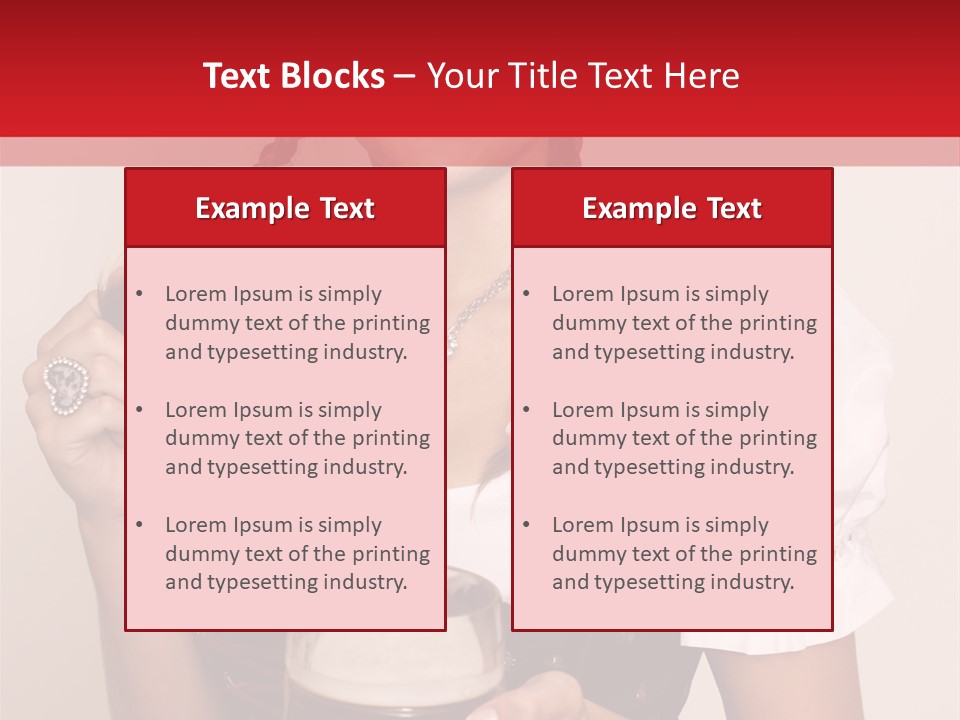 Beer Glass Cheer Pigtail PowerPoint Template