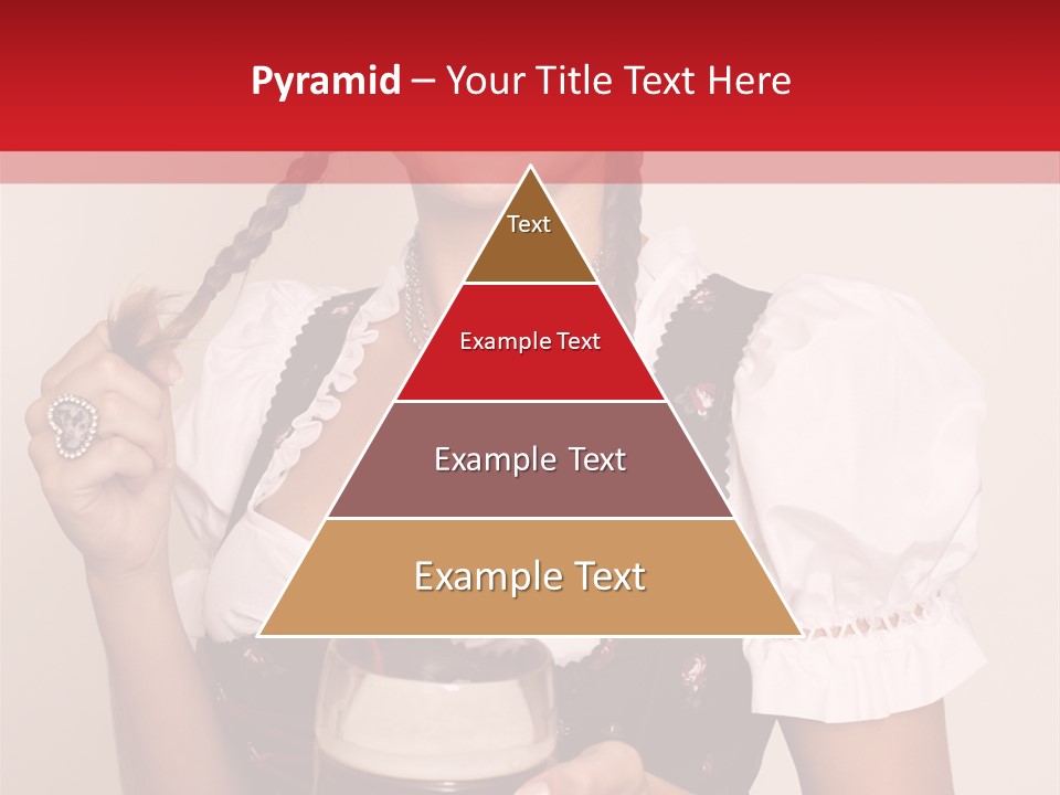 Beer Glass Cheer Pigtail PowerPoint Template