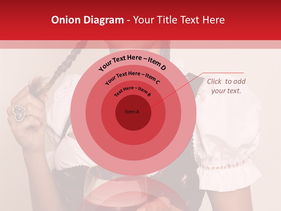 Beer Glass Cheer Pigtail PowerPoint Template