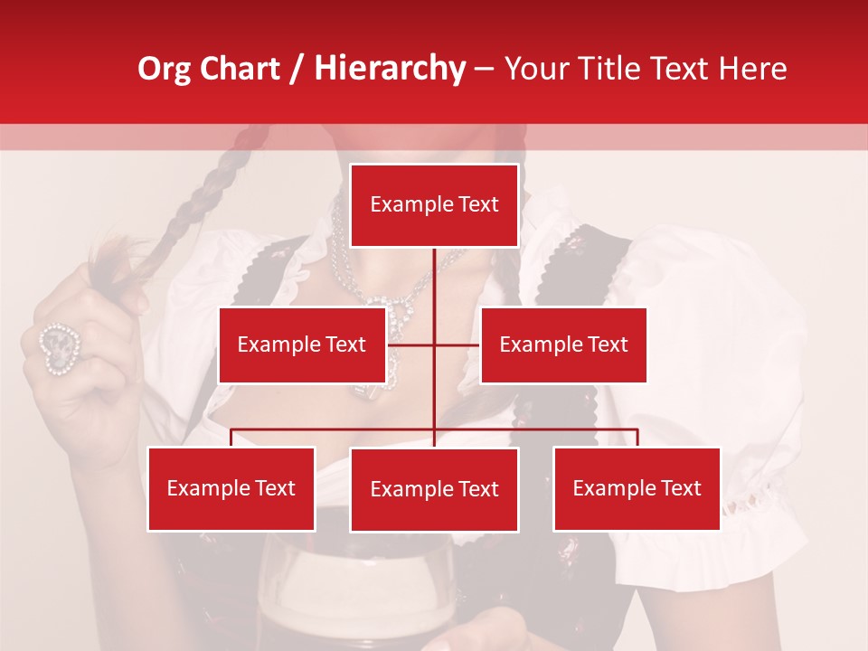 Beer Glass Cheer Pigtail PowerPoint Template