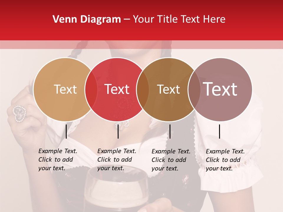 Beer Glass Cheer Pigtail PowerPoint Template