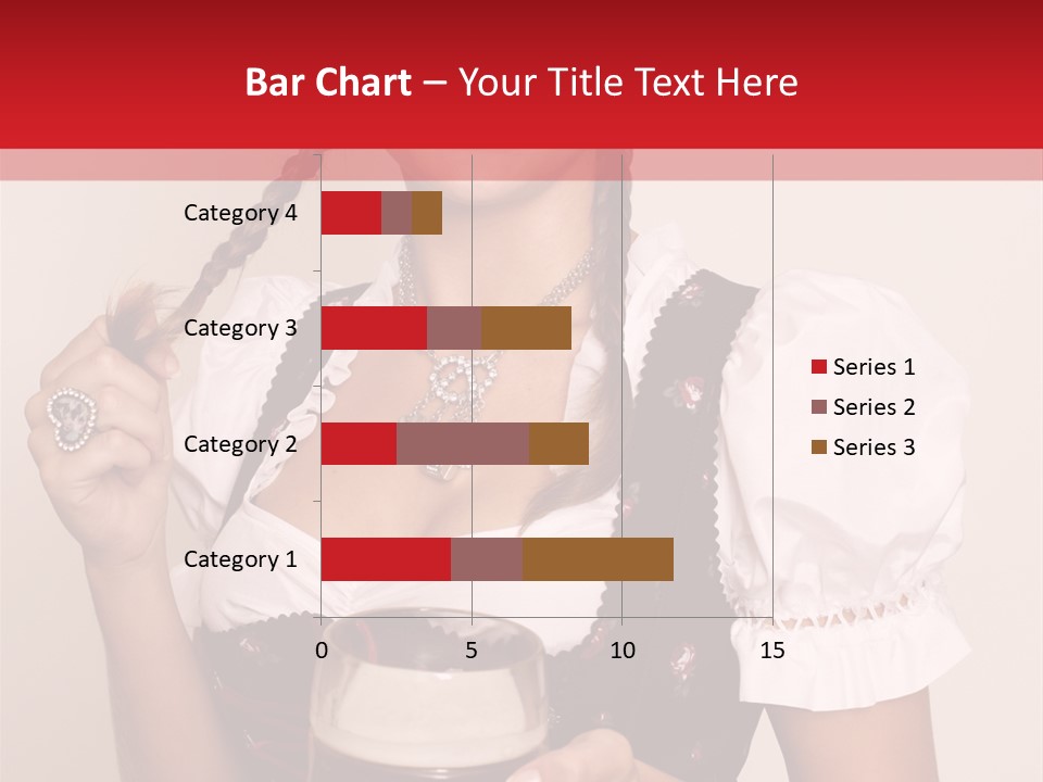 Beer Glass Cheer Pigtail PowerPoint Template