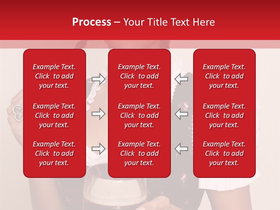 Beer Glass Cheer Pigtail PowerPoint Template