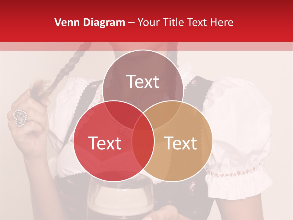 Beer Glass Cheer Pigtail PowerPoint Template