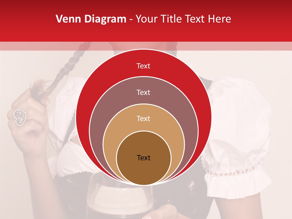 Beer Glass Cheer Pigtail PowerPoint Template