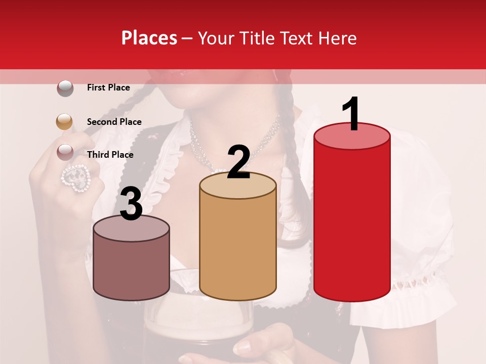 Hat Beer Glass Bavarian PowerPoint Template