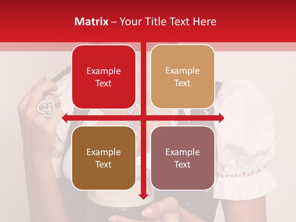 Hat Beer Glass Bavarian PowerPoint Template