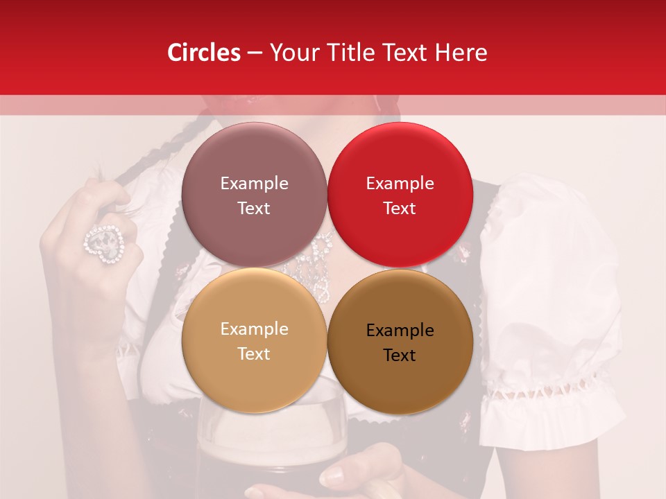 Hat Beer Glass Bavarian PowerPoint Template