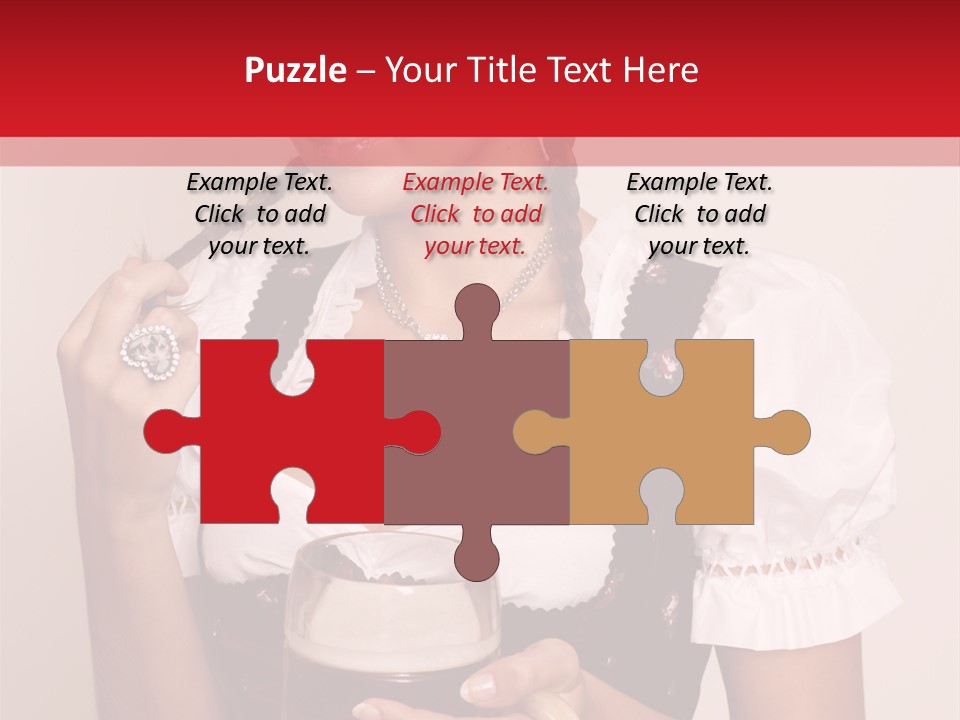 Hat Beer Glass Bavarian PowerPoint Template