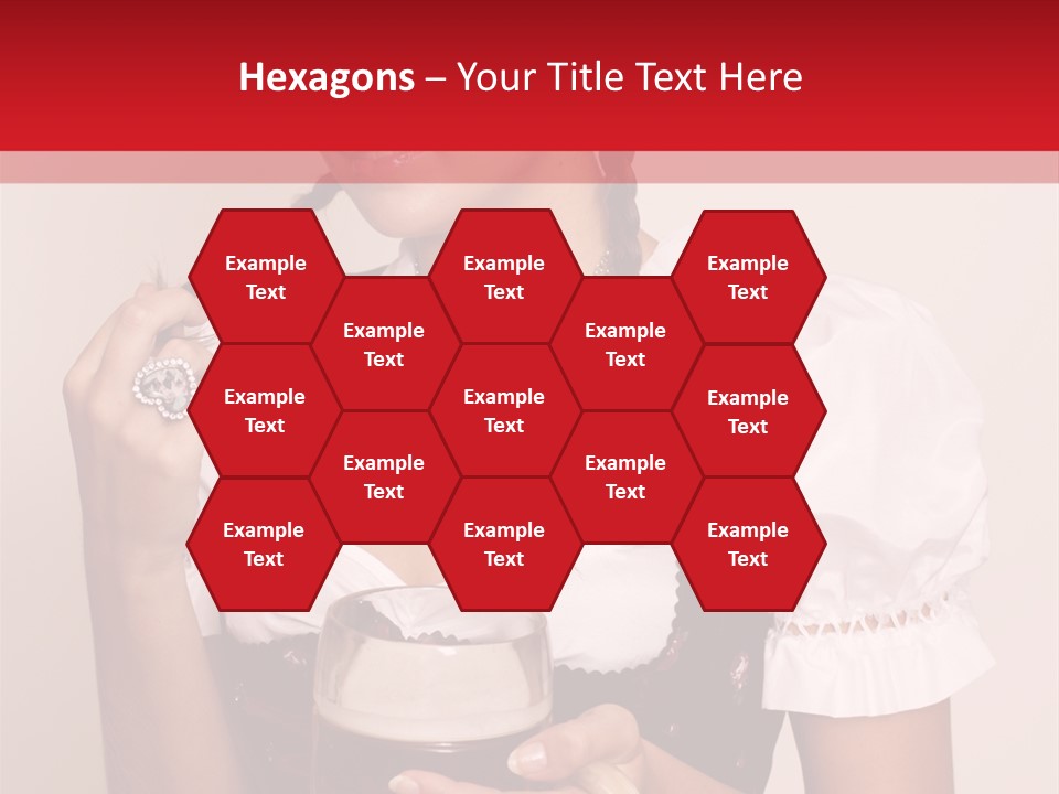 Hat Beer Glass Bavarian PowerPoint Template