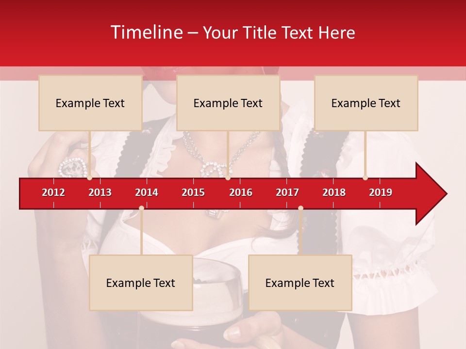 Hat Beer Glass Bavarian PowerPoint Template