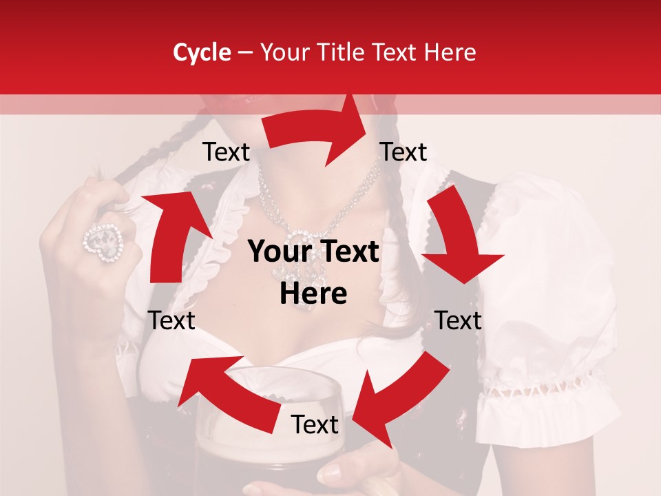 Hat Beer Glass Bavarian PowerPoint Template