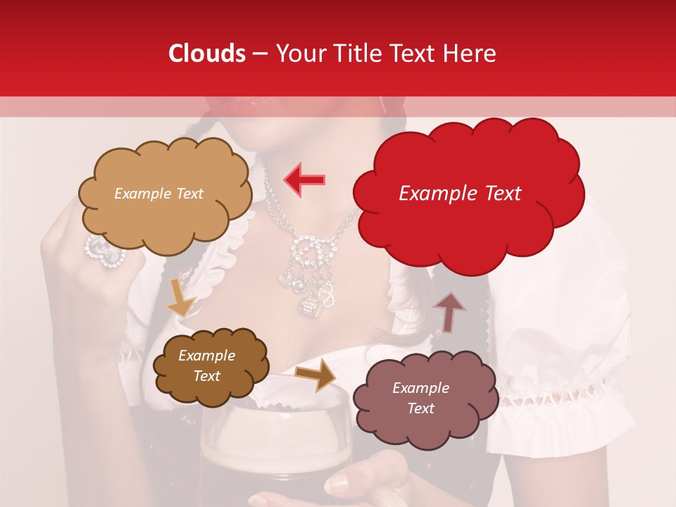 Hat Beer Glass Bavarian PowerPoint Template